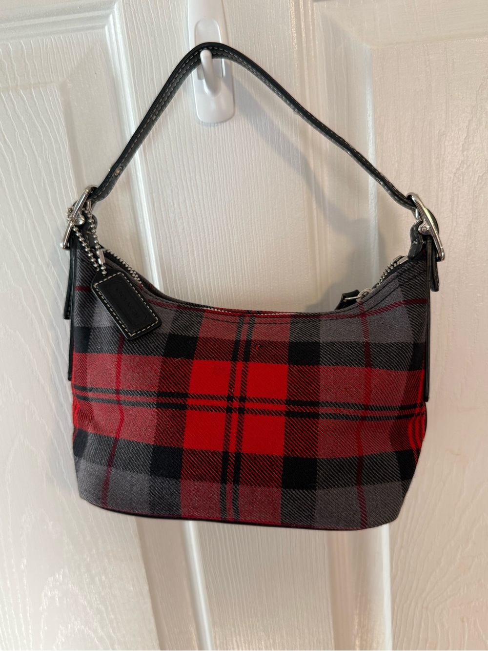 Vintage Coach Tartan Hampton bag H1J 8326